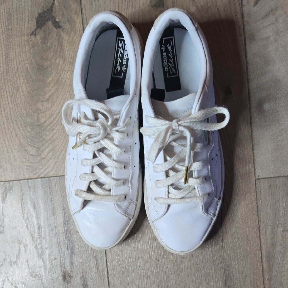 Addidas Womens Sleek Originals White Sz 7.5
